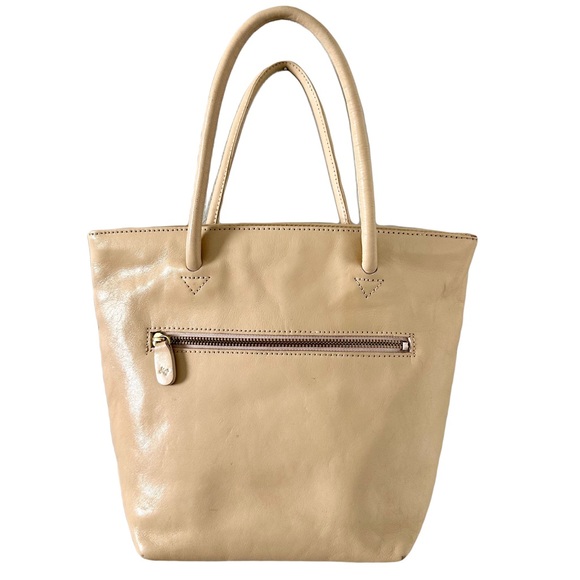 Monsac Bags Monsac Original Handbag Elegant Neutral Color Leather